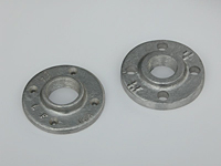 Flange, Floor (Left) Threaded (Right)